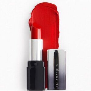 Illamasqua BNIB True Red Matte/Satin Long Wearing Antimatter Lipstick Midnight
